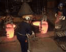Worker With Melted Brasses