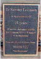 12” x 18” Plaque